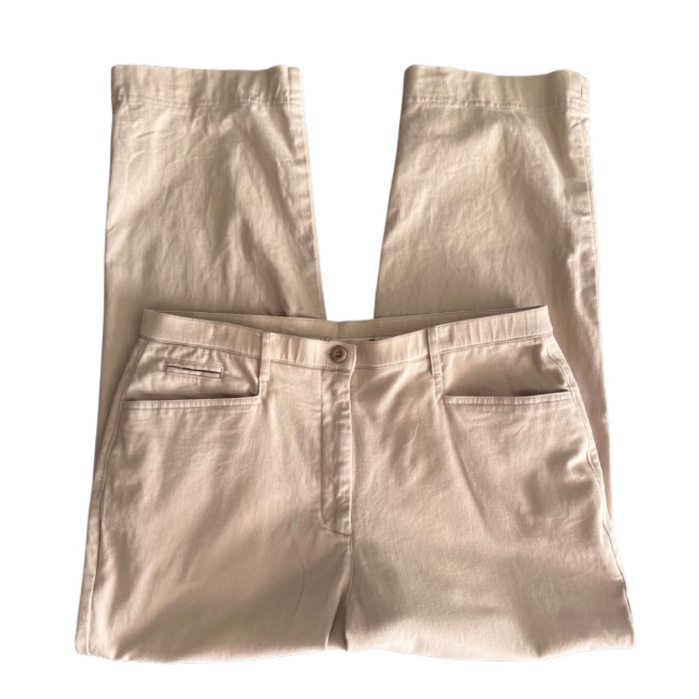 TAN SLIGHT STRETCH JEANS SIZE 16